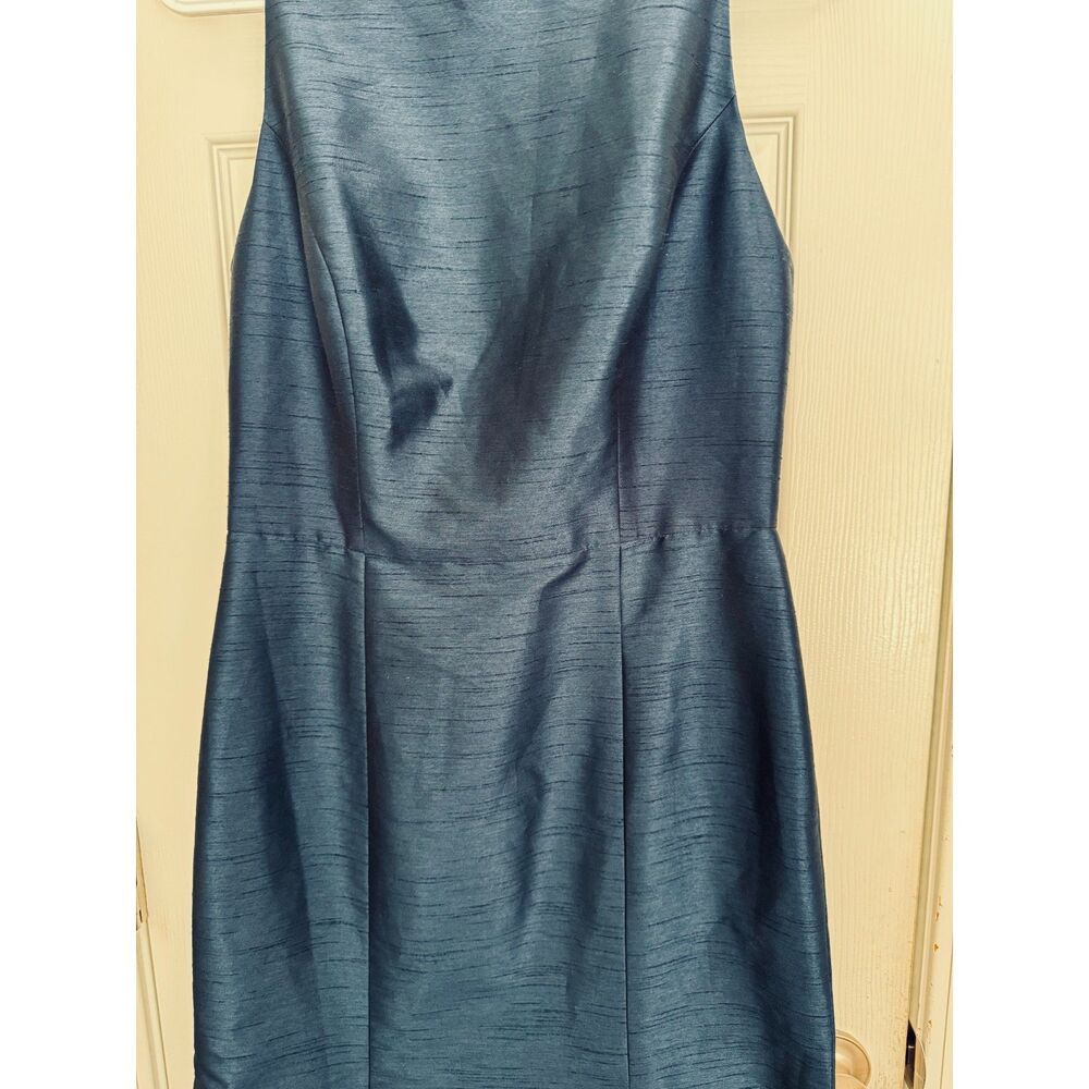 Alfred Sung Navy Maxi Formal Gown Dress Sz 10 Cutout Back Wedding Guest NWT - Picture 10 of 12